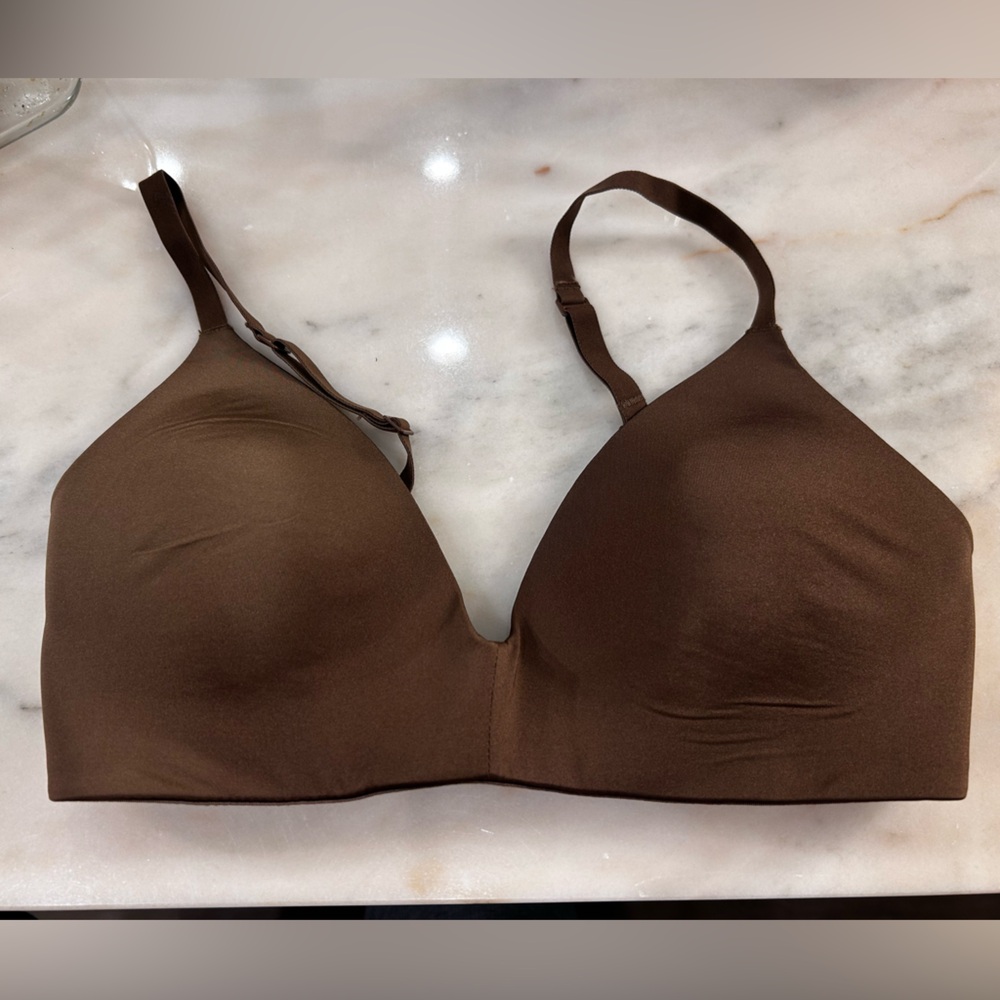 SKIMS Chocolate Brown Bra